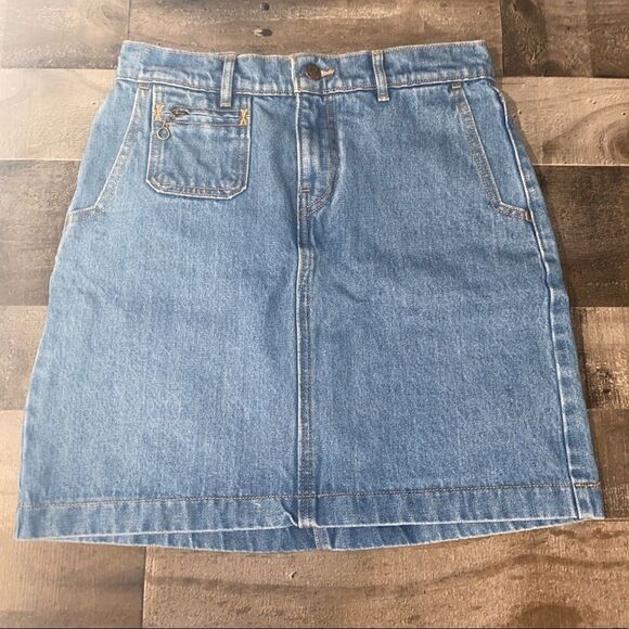 Levis denim skirt size 25 orange tab - Picture 3 of 9